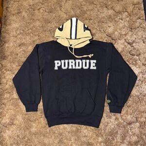 Vintage Purdue College Football Hoodie Black Medium